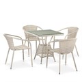 Комплект плетеной мебели T706/Y137C-W85 Latte 4Pcs 25453
