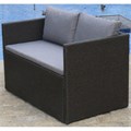 Плетеный диван-трансформер S330A-W63 Brown 25459