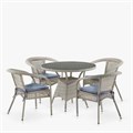 Комплект плетеной мебели Лион-1C T220CT/Y32-W85 Latte (4+1) 25471
