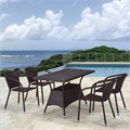 Комплект плетеной мебели T198D/Y137C-W53 Brown 4Pcs 25463