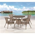 Комплект плетеной мебели Лион-1B T220CT/Y32-W56 Light brown (4+1) 25470