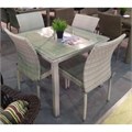 Комплект плетеной мебели T257C/Y380C-W85-90x90 Latte 4PCS 25481