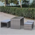 Плетеный диван-трансформер S330G-W78 Grey 25461