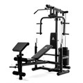 Силовой комплекс со скамьей DFC Homegym (три короба + два груза) 25609