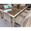 Комплект плетеной мебели T365/Y380C-W85 Latte (8+1) + подушки 25660