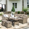 Комплект плетеной мебели AFM-307B Beige 25676