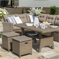 Комплект плетеной мебели AFM-307B Beige 25676