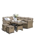 Комплект плетеной мебели AFM-307B Beige 25676