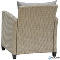 Плетеный комплект мебели с диваном из искусственного ротанга AFM-804B Beige 25728