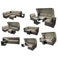 Диван-трансформер из искусственного ротанга AFM-320 Beige 25981