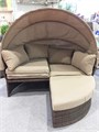 Диван-трансформер из искусственного ротанга AFM-325B Brown 25743