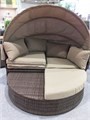 Диван-трансформер из искусственного ротанга AFM-325B Brown 25743