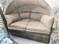 Диван-трансформер из искусственного ротанга AFM-325B Brown 25743