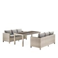 Комплект плетеной мебели  T365/S65C-W85 Latte 25718