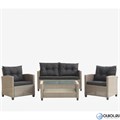 Комплект плетеной мебели AFM-805B Beige/Dark grey 25727