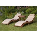 Комплект шезлонги и столик AFM-803A-T133 Beige (2+1) 25922