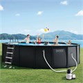 Intex 26330 NEW / Каркасный бассейн / 549х132 / Ultra XTR Frame + песочный фильтр насос 7900 л/ч, лестница, тент, подстилка 25982