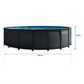 Intex 26330 NEW / Каркасный бассейн / 549х132 / Ultra XTR Frame + песочный фильтр насос 7900 л/ч, лестница, тент, подстилка 25982