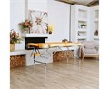 Массажный стол DFC NIRVANA Elegant PREMIUM, цвет оранжево-бежевый TS2010_OB2 / 211х97х89 см 21177