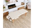 Массажный стол DFC NIRVANA, Optima, дерев. ножки, цвет кремовый (Cream) TS20110S_C / 186х60х84 см 16964